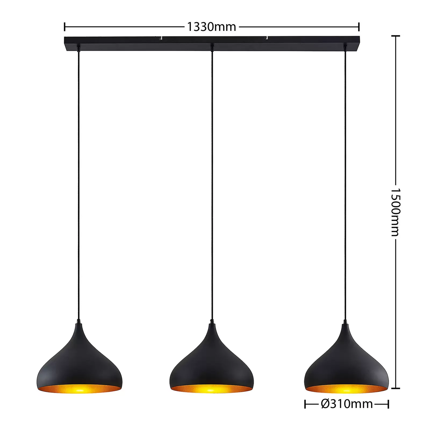 Lindby Elamira Pendelleuchte Deckenlampe Hängeleuchte Deckenleuchte Deckenlicht B-Ware - 8503823453266