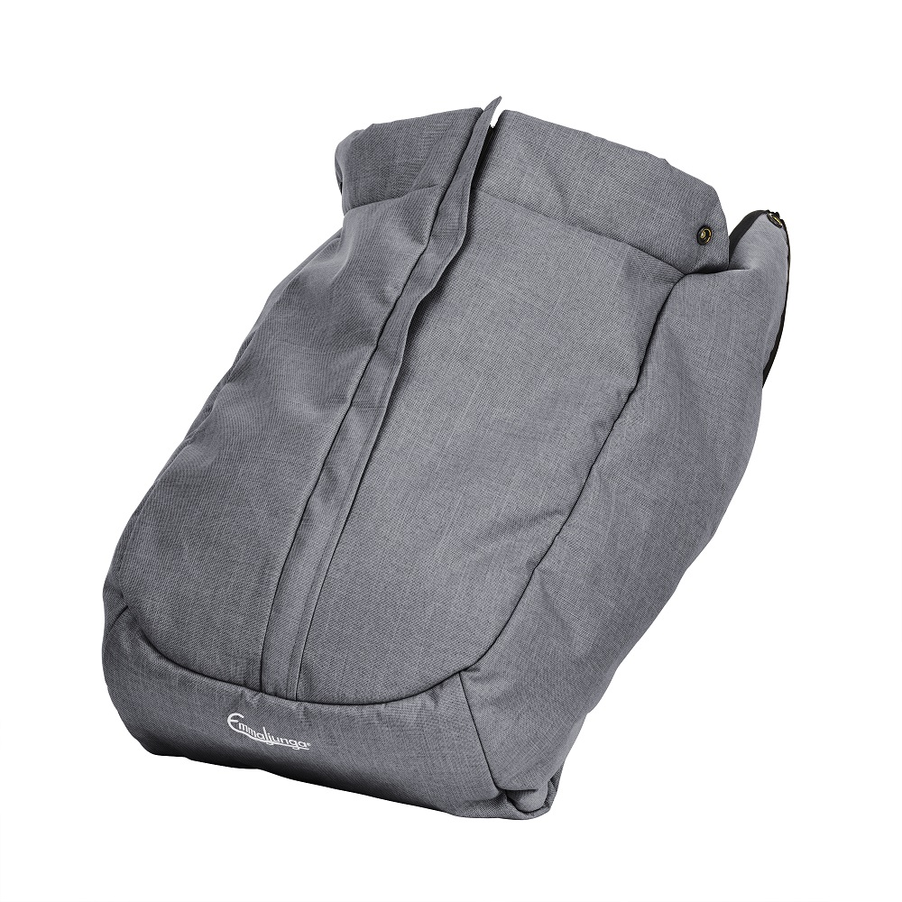 Emmaljunga Nxt Flat 2022 Fußsack Kinderwagenfußsack Winddecke Grey B-Ware