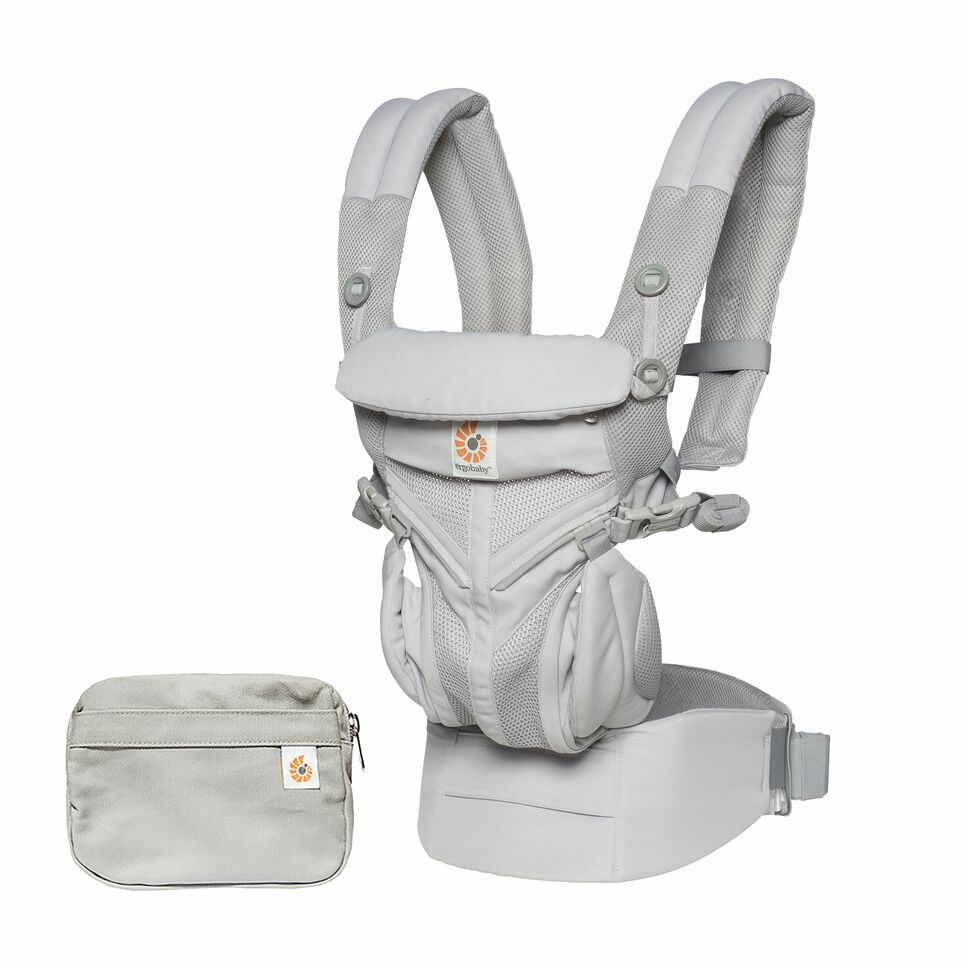 Ergobaby Omni 360 Cool Air Mesh Pearl Grey Tragegurt Babytrage Kindertrage Grau B-Ware