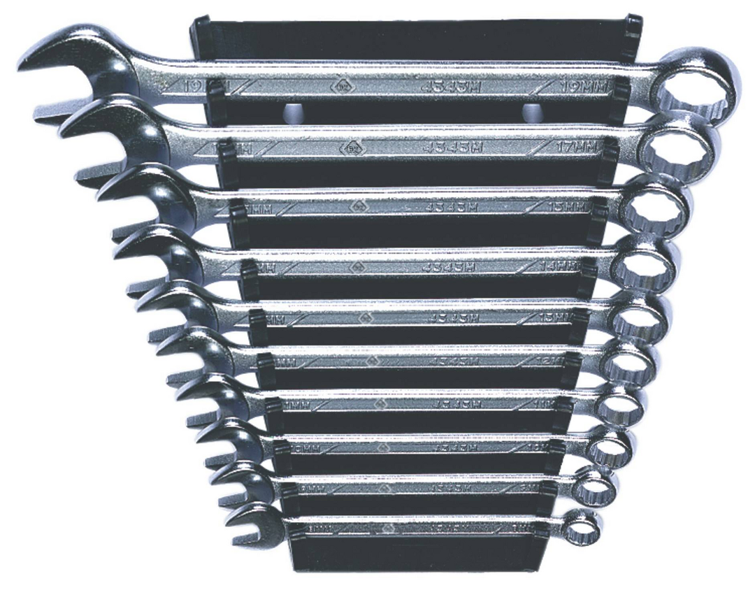 C.K T4343M/10ST 10teilig Ring-Maulschlüssel-Satz Schlüsselweite 8-19mm Werkzeug
