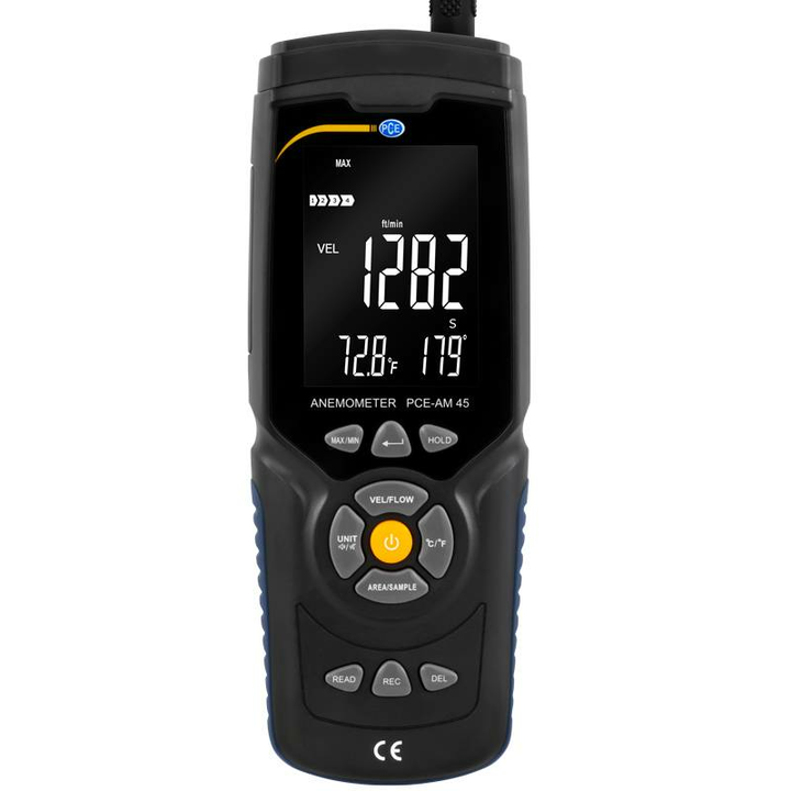 PCE Instruments Anemometer Windgeschwindigkeitsmesser Messgerät Gerät Windmesser