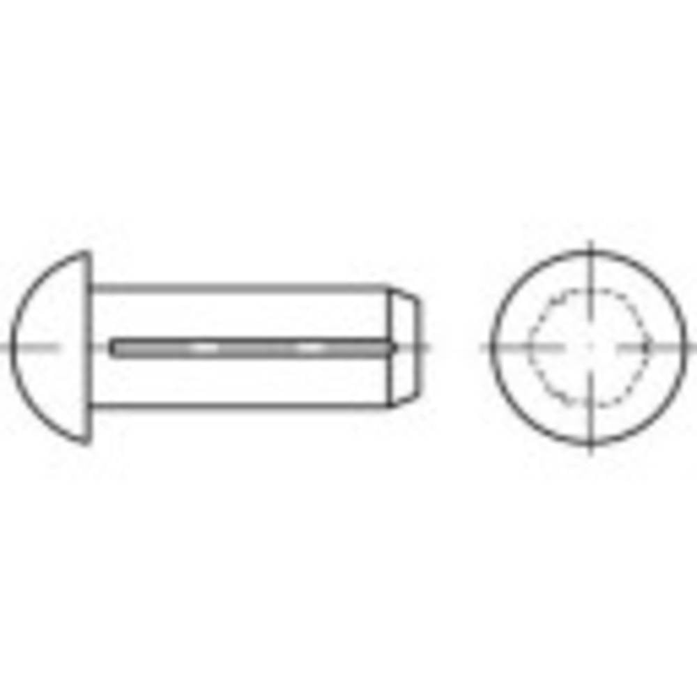 Toolcraft 136537 Halbrundkerbnagel 4 Mm X 8 Mm Stahl Zylinderstifte Kegelstifte B-Ware