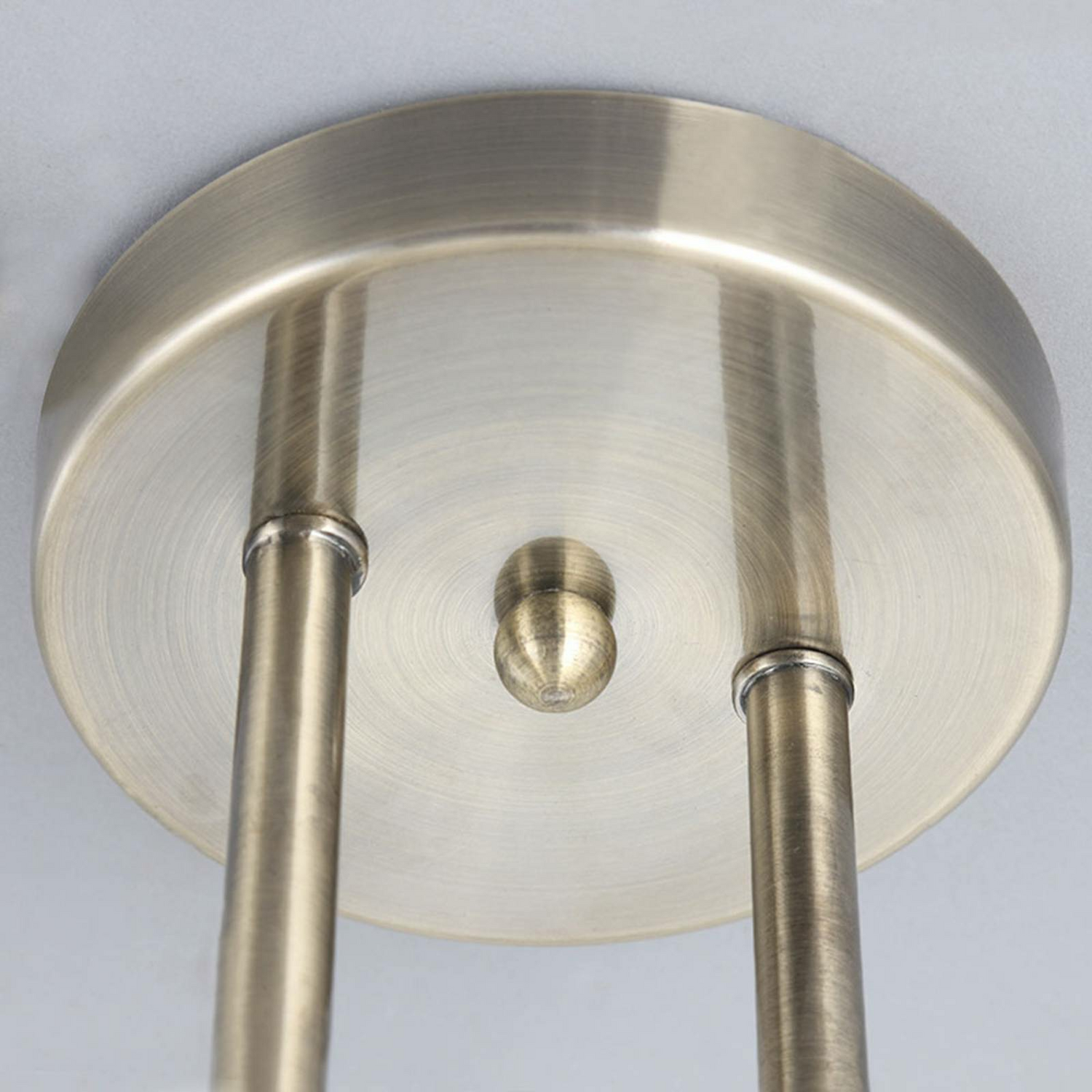 B-Ware Lindby Deckenlampe Leanda Hängeleuchte Lampe Leuchte 4 Flammig E14 Weiß Messing