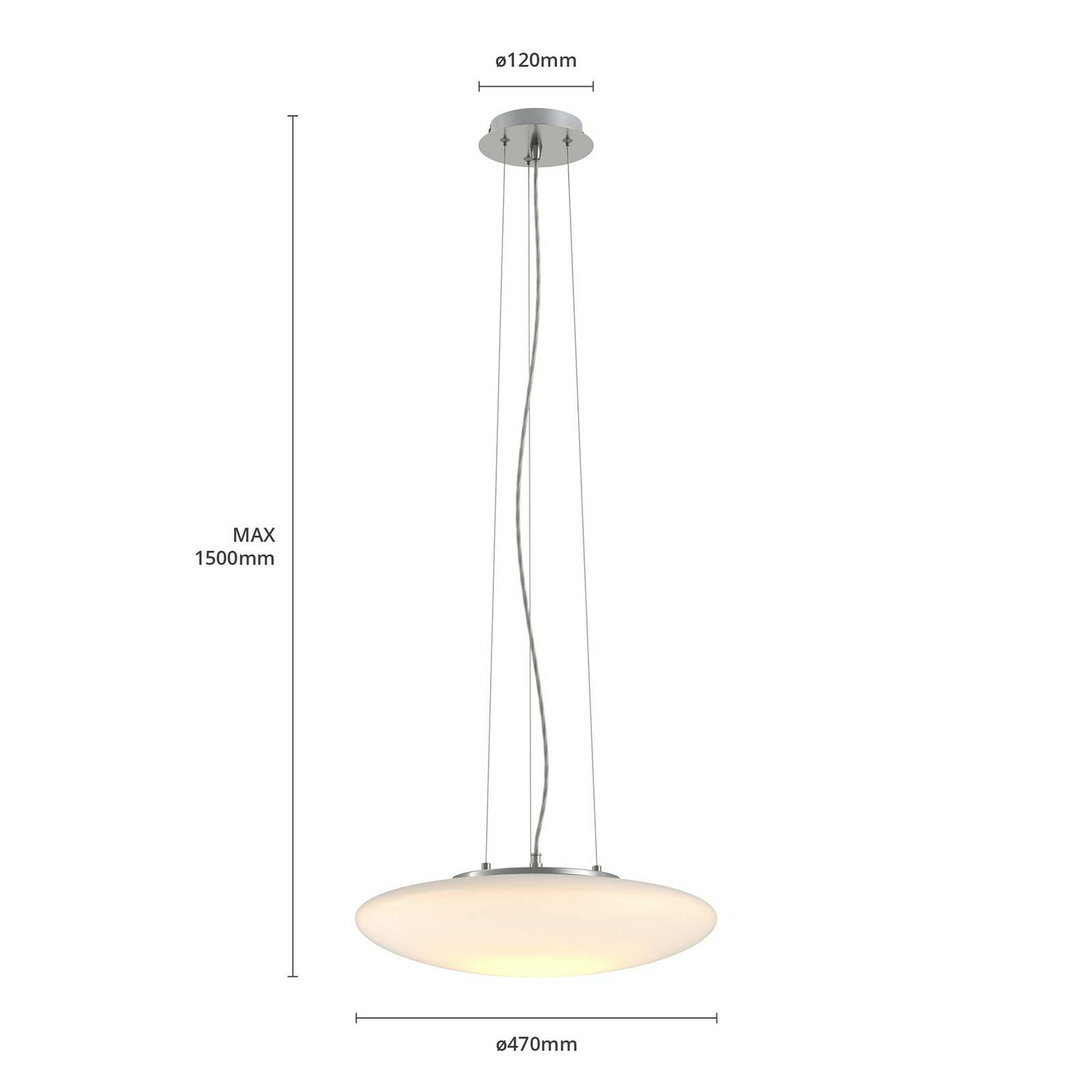 B-Ware Lindby Led Opalglas Hängeleuchte Gunda Pendelleuchte Deckenlampe Lampe Leuc119
