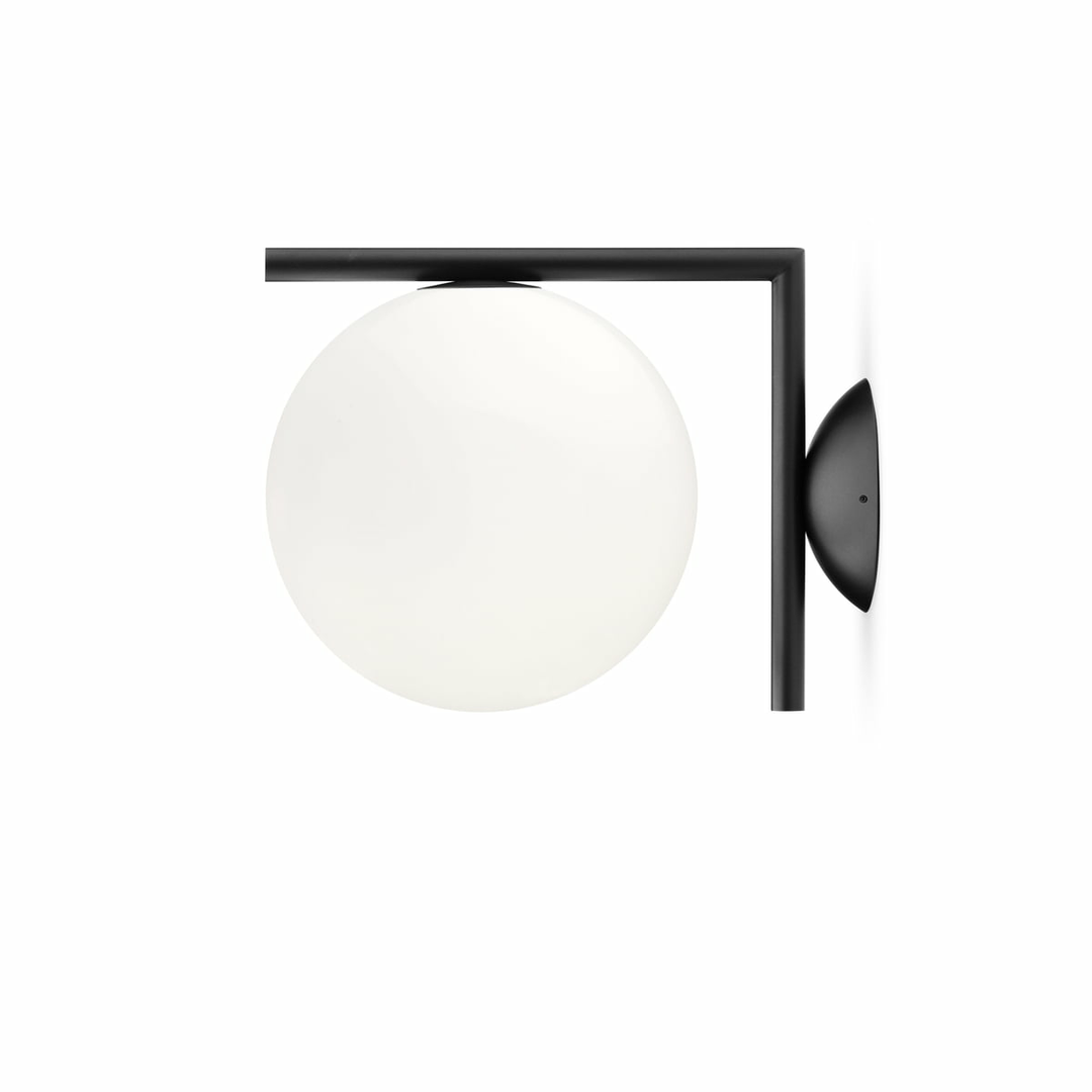 Flos IC C/W1 BRO Wandleuchte Deckenlampe Wandleuchte Deckenlampe E14 schwarz