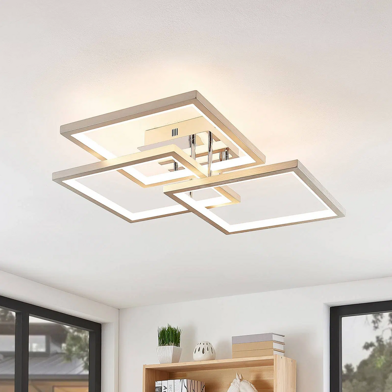 Lucande Avilara Led Deckenlampe Deckenlampe Lampe Leuchte Designlampe 70x70 Cm B-Ware