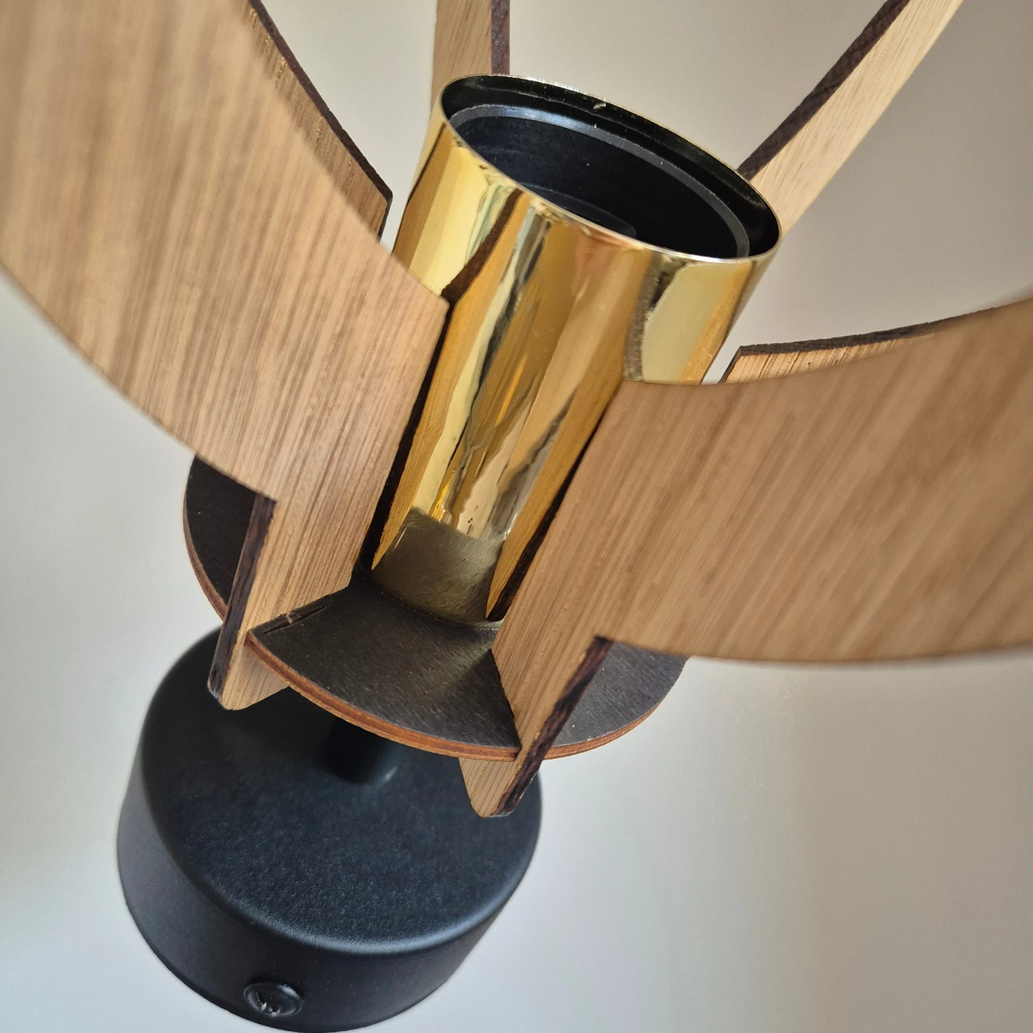 Envostar Deckenleuchte Falou Eiche ø 25 Cm Deckenlampe Lampe Leuchte Spot Licht B-Ware - 4251911795806