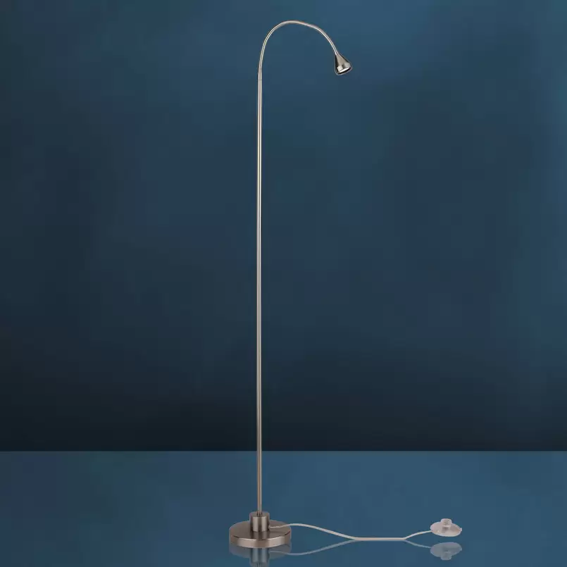 Busch Led Stehleuchte Mini Stehlampe Leselampe Lampe Leuchte Flexibler Arm B-Ware