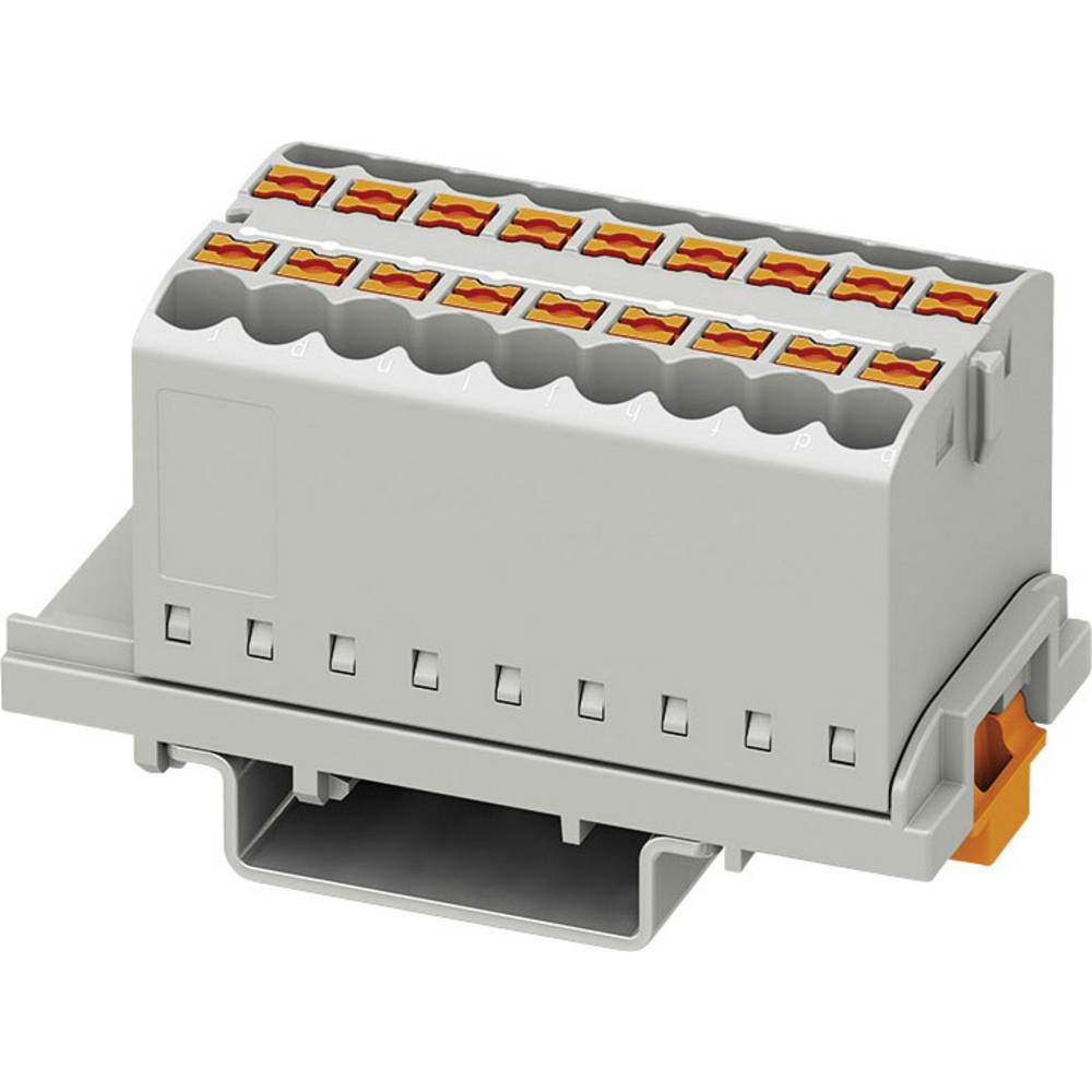Phoenix Contact Ptfix 18 X2,5 Ns35 Gy 3273044 Verteilerblock 0.14mm² 2.50mm² 8 St B-Ware