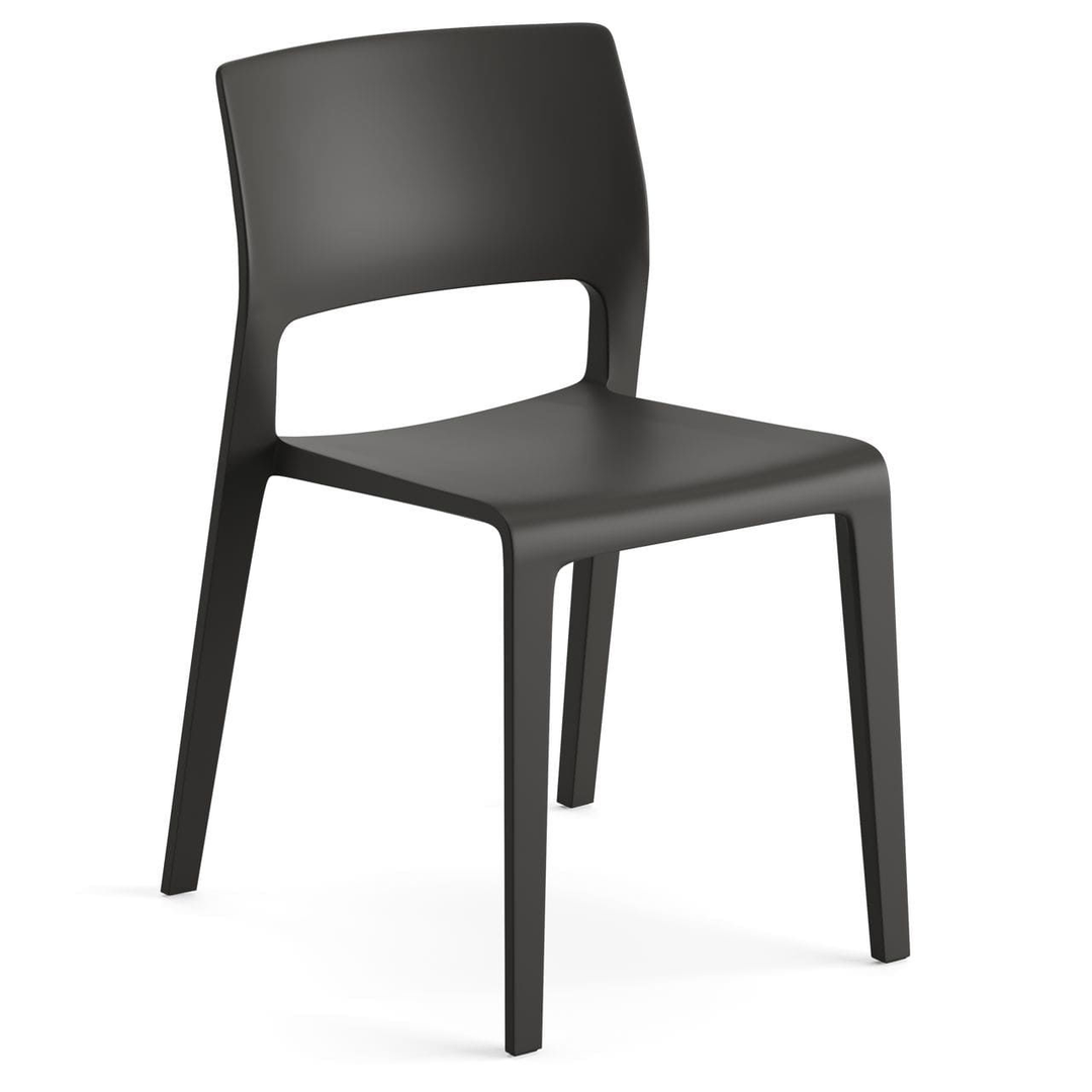 Arper Juno 02 Black Gartenstuhl Stuhl Outdoorstuhl Terrassenstuhl Gartensitz B-Ware