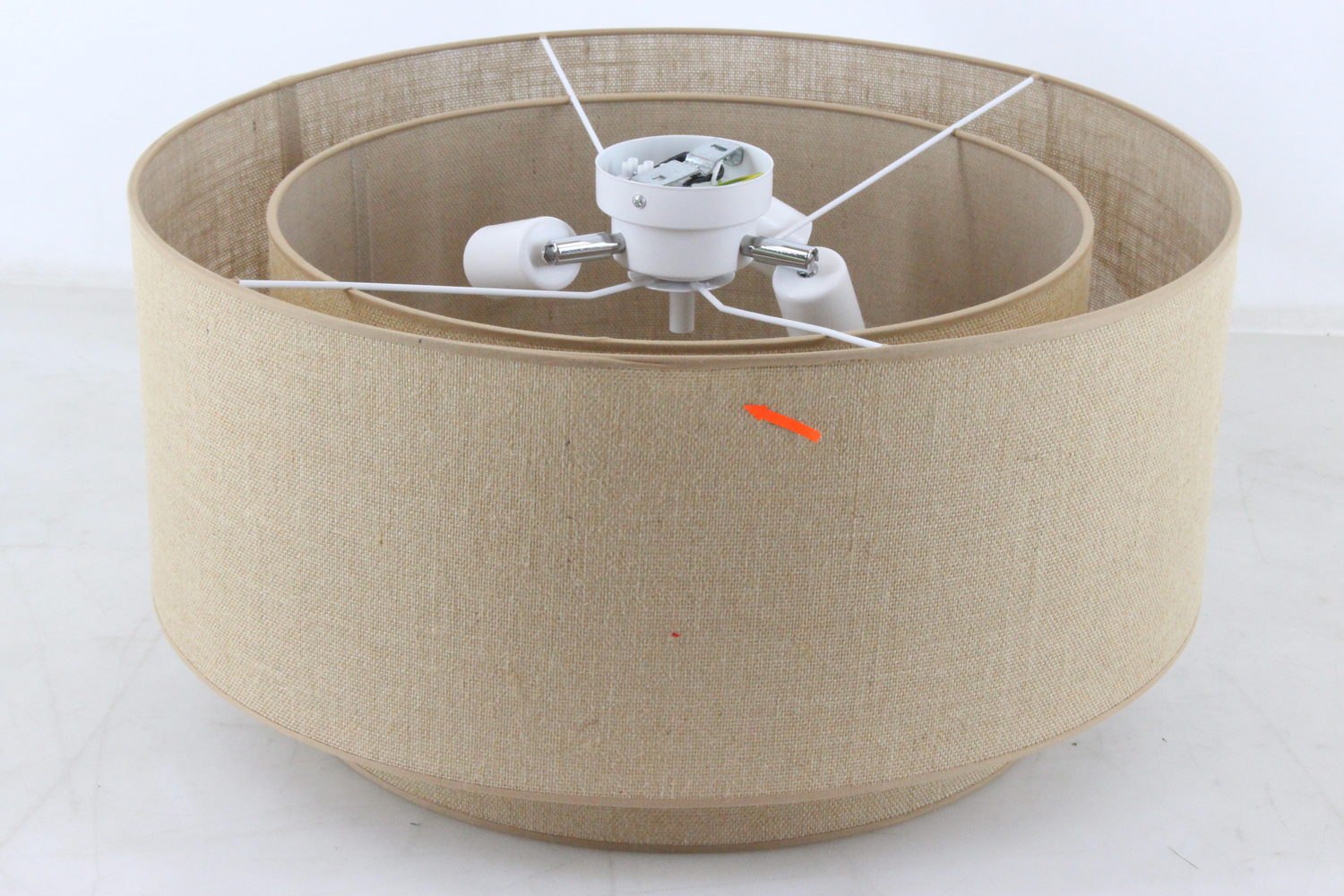 B-Ware Euluna Boho jute Deckenleuchte Deckenlampe Deckenlicht Leuchte Ø60cm SIEHE TEXT