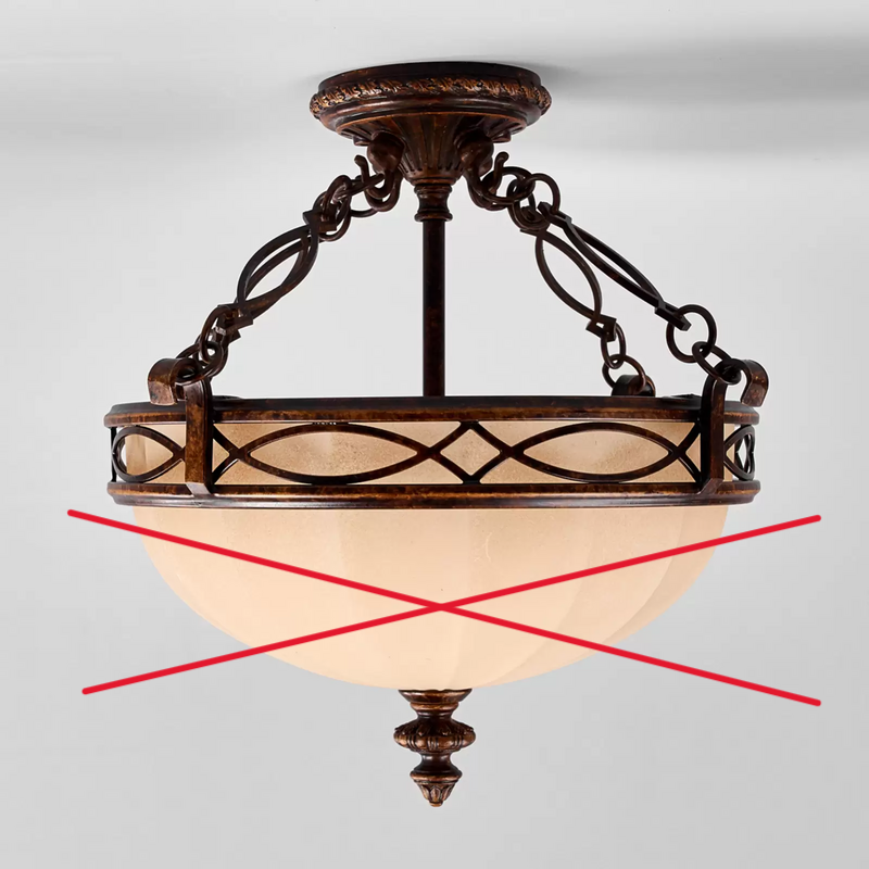 Feiss Abstands Deckenleuchte Drawing Room 39,3 Cm Deckenlampe Lampe Siehe Text B-Ware - 14817299496