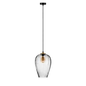 Solbika Lighting Hängeleuchte Linkeus Glasschirm Rauchgrau ø 26 Cm Hängelampe B-Ware - 5904496319071