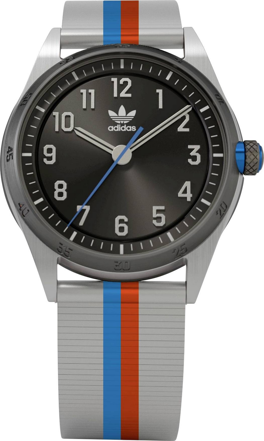 Adidas Quarz Armbanduhr Uhr Herren Aosy22525 Grau Gehäusematerial Edelstahl B-Ware - 840190029135