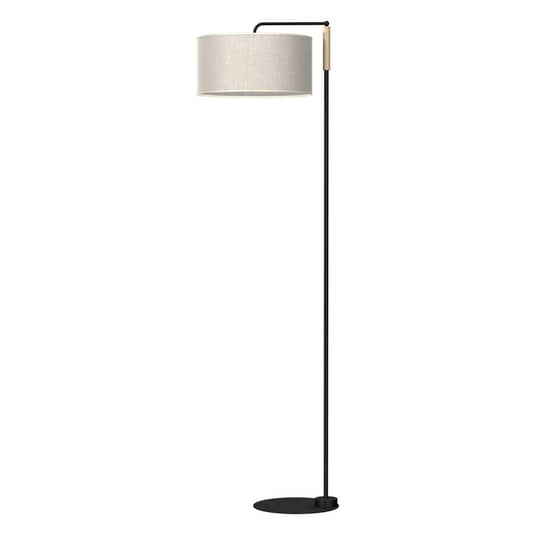 Euluna Stehleuchte Atlanta Leinenschirm Standleuchte Stehlampe Wohnzimmerleuchte B-Ware - 5902693774549