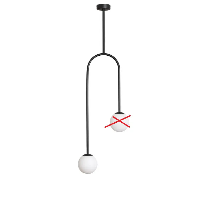 Aldex Hängeleuchte Nave Pendelleuchte Lampe Metall Glas 2flg E14 Siehe Text/Foto B-Ware - 5904798653927