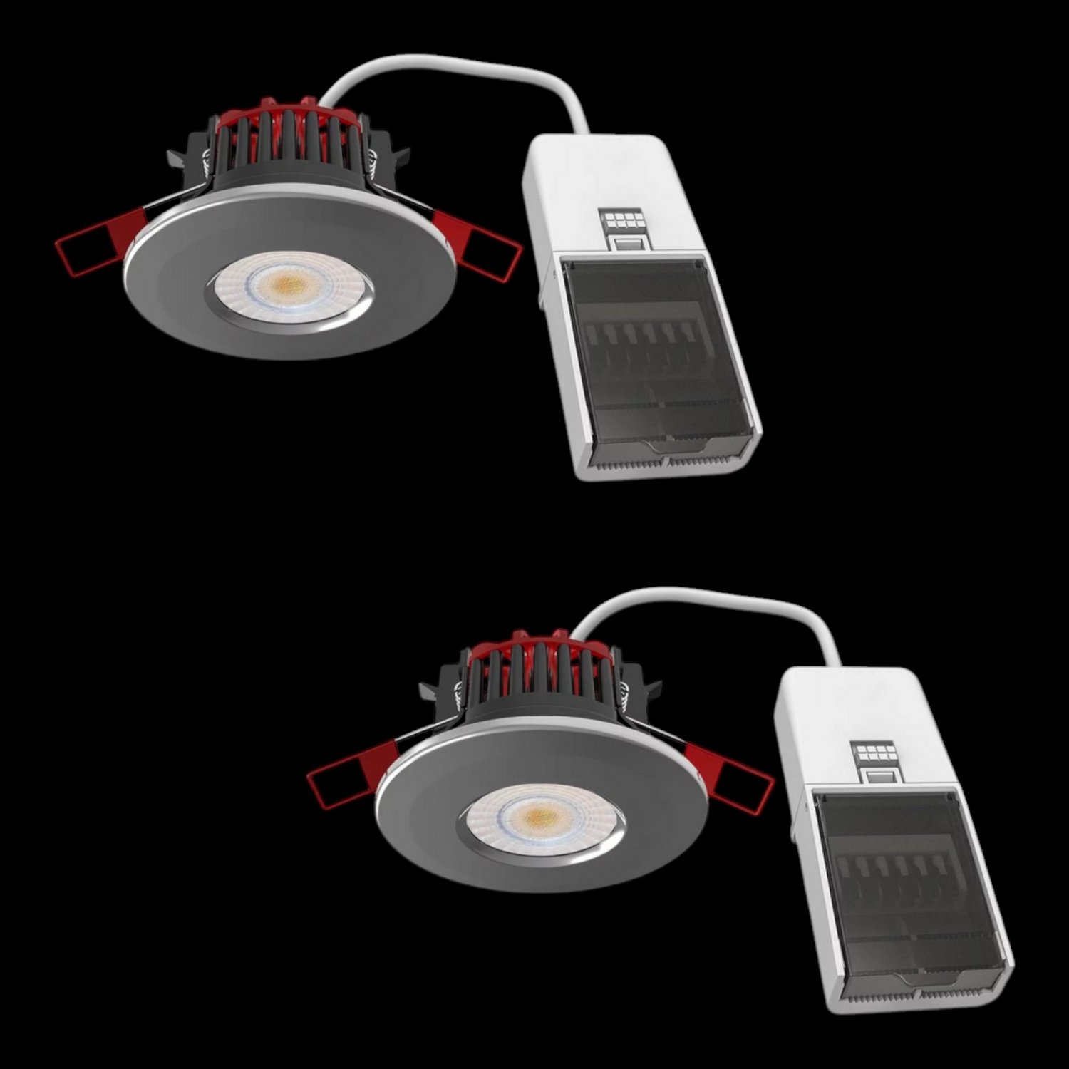 Arcchio Elmon Led Einbauleuchte Einbaustrahler Led Lampe Schwarz Ip65 2 Stück B-Ware - 4251911753462