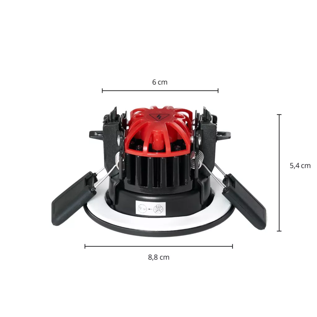 Arcchio Elmon Led Einbauleuchte Einbaustrahler Led Lampe Schwarz Ip65 2 Stück B-Ware - 4251911753462