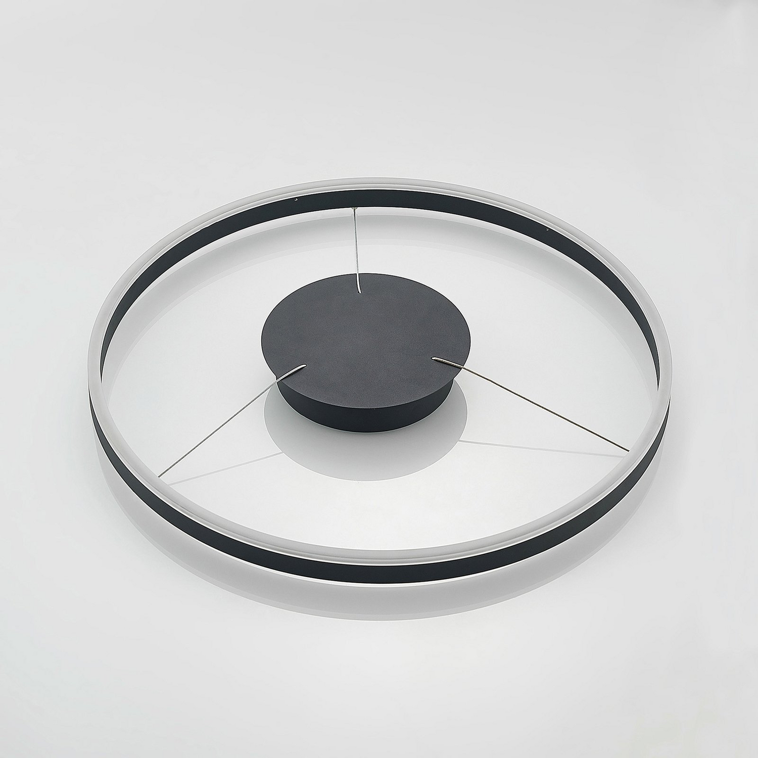Arcchio Led Hängeleuchte Pendelleuchte Albiona Schwarz Ringlampe ø 60 Cm B-Ware - 42510965975230