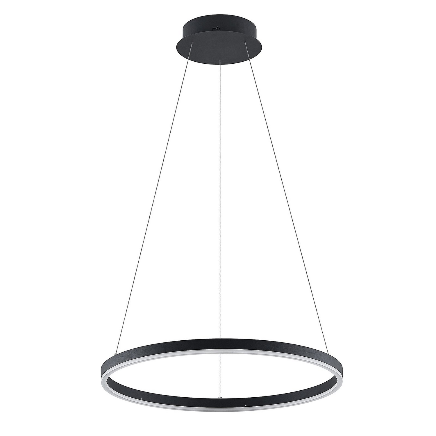 Arcchio Led Hängeleuchte Pendelleuchte Albiona Schwarz Ringlampe ø 60 Cm B-Ware - 42510965975230