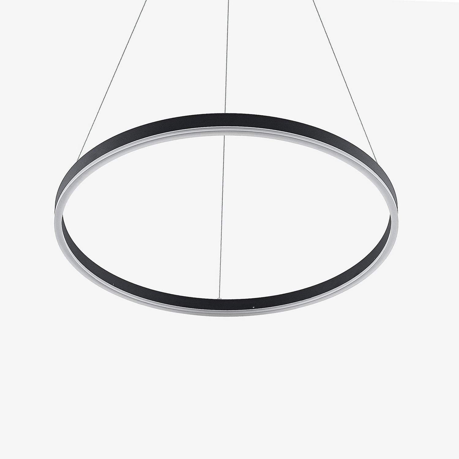 Arcchio Led Hängeleuchte Pendelleuchte Albiona Schwarz Ringlampe ø 60 Cm B-Ware - 42510965975230