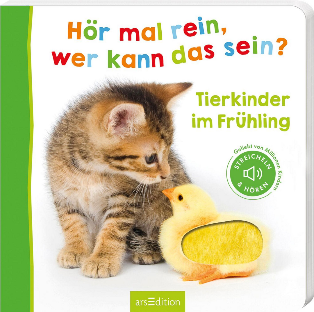 Ars Edition Bilderbuch Soundbuch Tierkinder Im Frühling Interaktiv Fühlbuch Sound B-Ware - 9783845851082