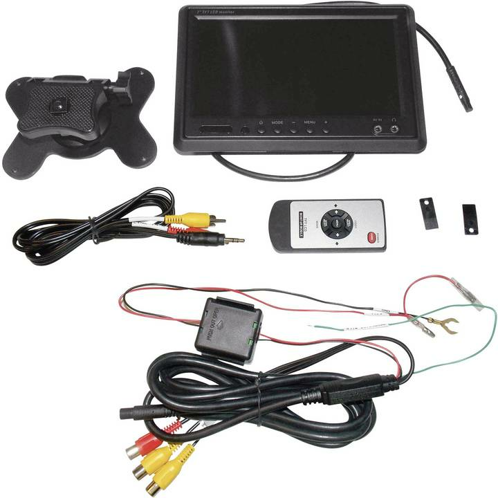 Renkforce T-701B Auto LCD-Monitor 7" Kopfstütze Car-HiFi Entertainment Audio