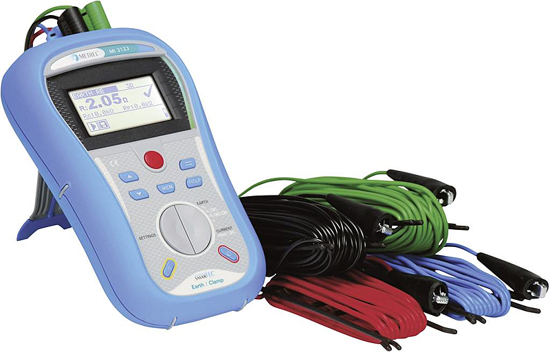Metrel MI 3123 Kalibriert nach ISO Erdungsmessgerät Magnethalter