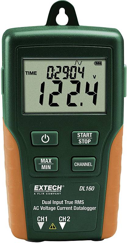 Extech DL160 Multi Datenlogger CAT III 600 V Strommessgerät Spannungsmessgerät