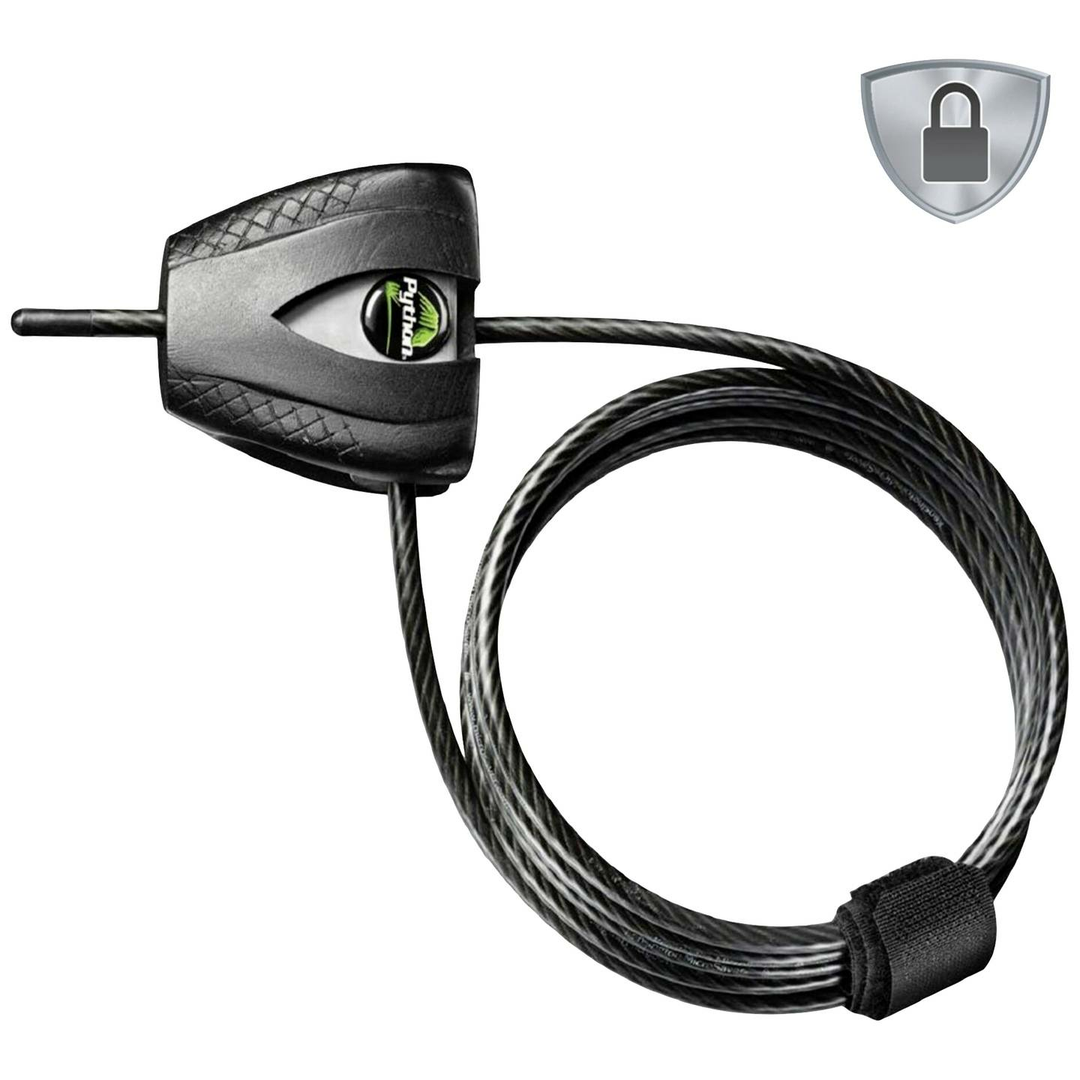 Master Lock 8417 Eurdpro Kabelschloss Schwarz Schlüsselschloss B-Ware