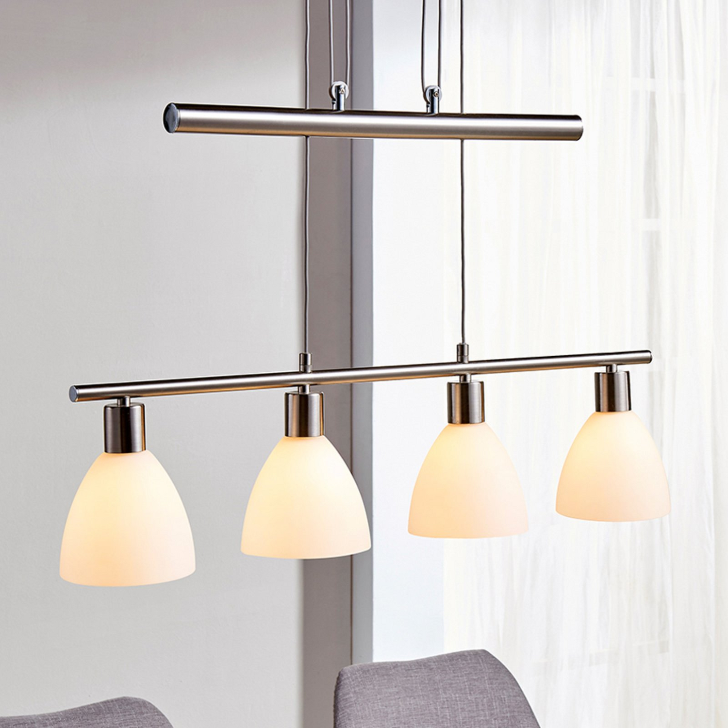 Lindby Esszimmerleuchte Simeon Pendelleuchte Hängeleuchte Lampe Höhenverstell619 B-Ware - 4251096505863