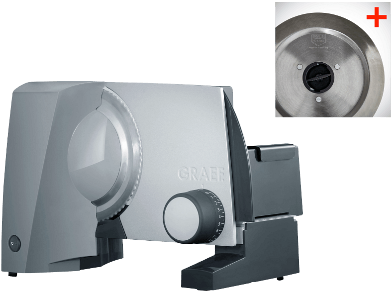 Graef G 52 Twin Allesschneider Inkl. Kostenlosem Schinkenmesser Energiesparmotor B-Ware