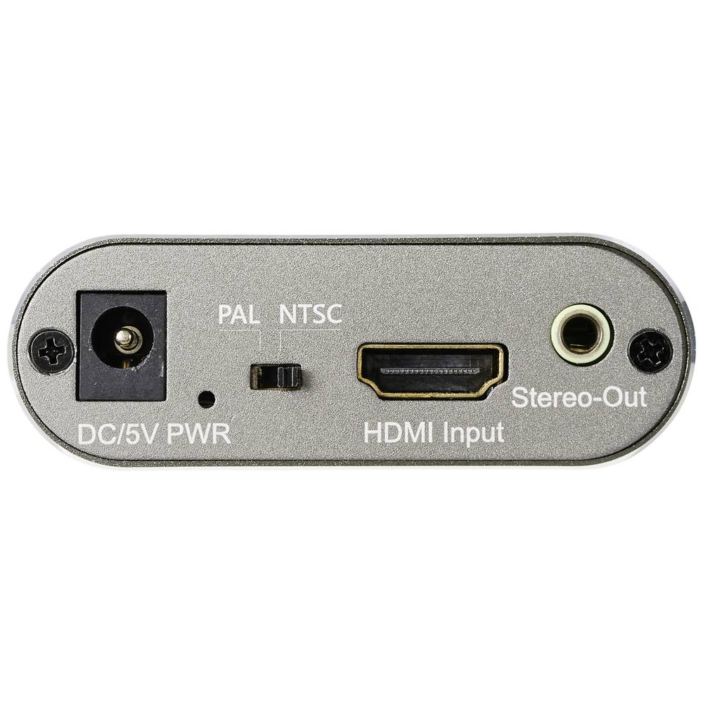 SpeaKa Professional TV Monitor Konverter SP-HSC-200 HDMI - SCART 3840x2160 Pixel