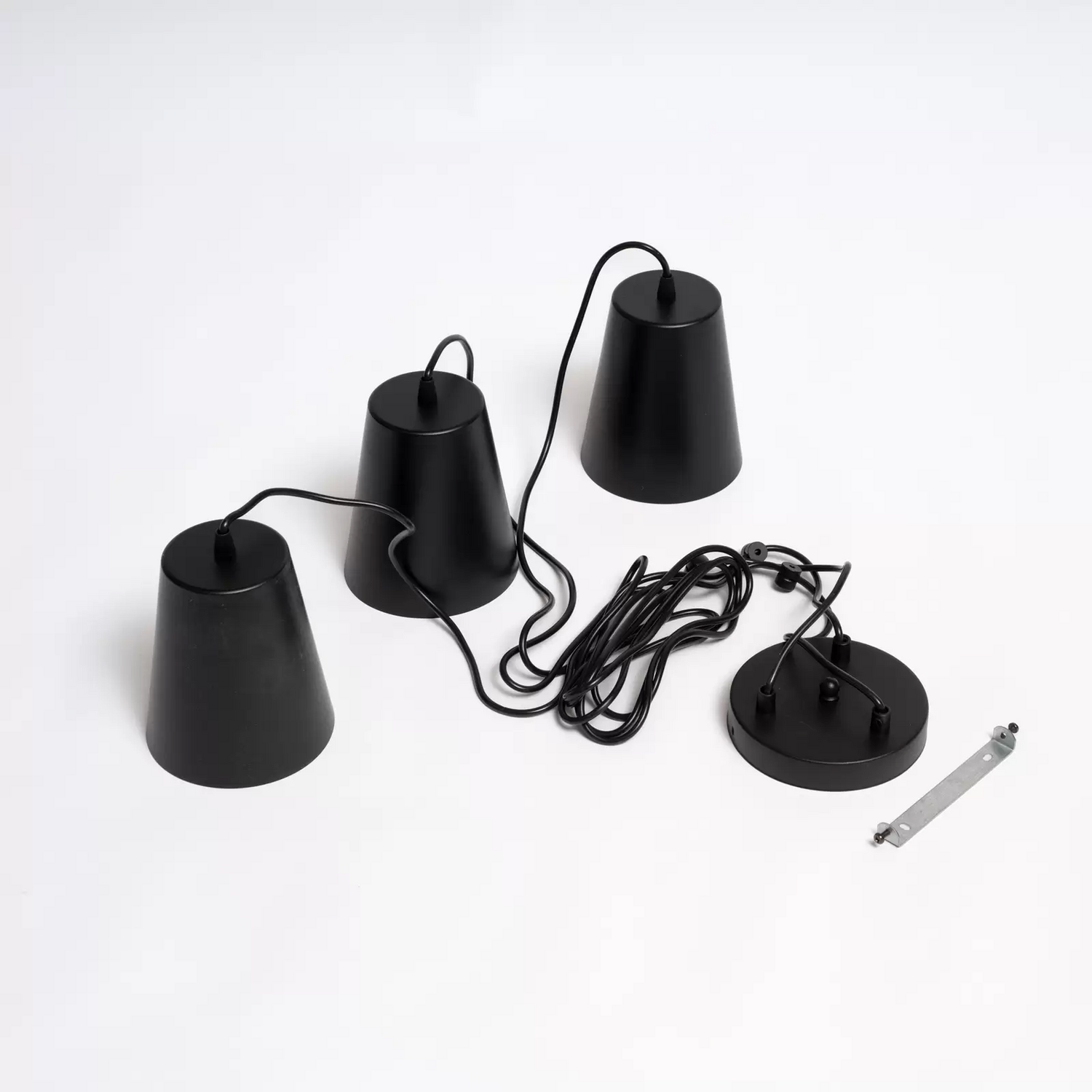 Pendelleuchte Link In Schwarz Dreiflammig Pendellampe Lampe Leuchte Spot Licht B-Ware - 5901738918146