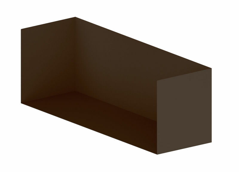 Zeus  Kiste Box Regal Aufbewahrungskiste braun metall 100 cm SIEHE FOTO