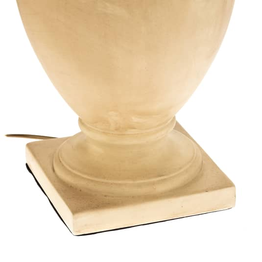 Euluna Tischleuchte Treccia Tischlampe Lampe Leuchte Licht Stoffschirm Keramik