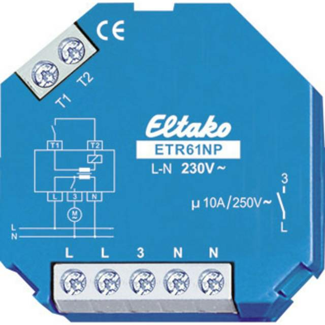 Eltako 61100630 Jalousiesteuerung Etr61 Np 230 V Trennrelais Relais Jalousiesteuer B-Ware