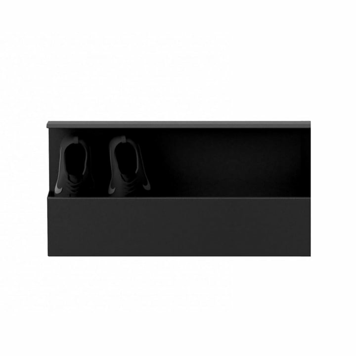 Nichba Design Shoe Box Small Schuhschrank Schuhregal Schuhaufbewahrung Schwarz B-Ware