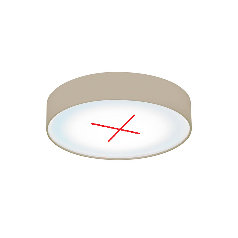 Brumberg Deckenleuchte Leuchte Lampe E27 Chintz Staubgrau Siehe Text/Foto B-Ware - 4251433948933