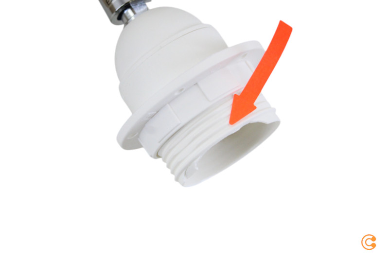 B-Ware Euluna Deckenstrahler Canvas Deckenlampe Hängelampe Beige Textil Zweiflammig E27