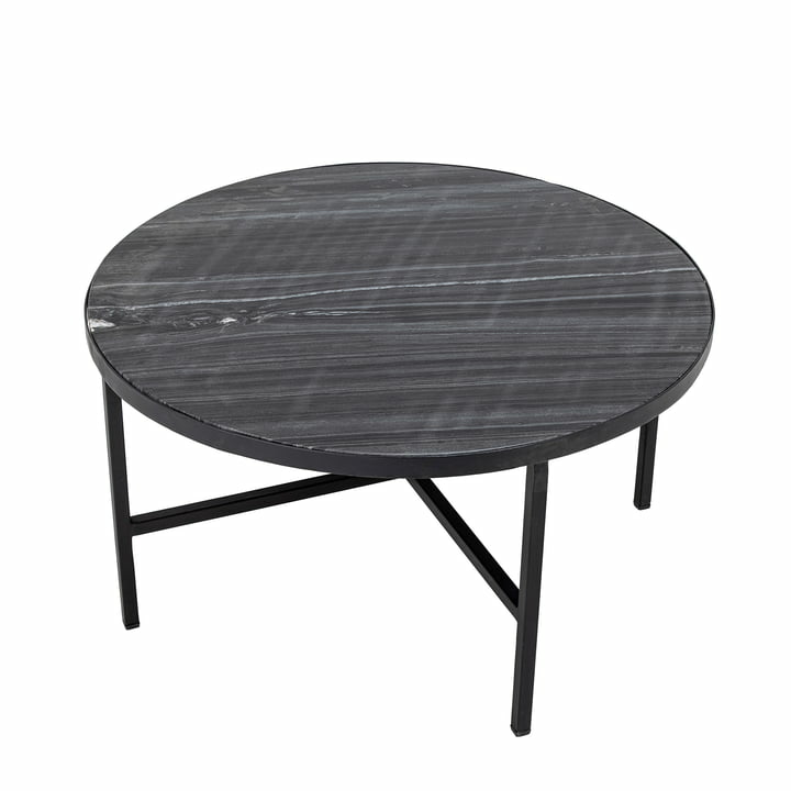 Bloomingville Estelle Couchtisch Beistelltisch Sofatisch Tisch Deko Ø 76 cm grau