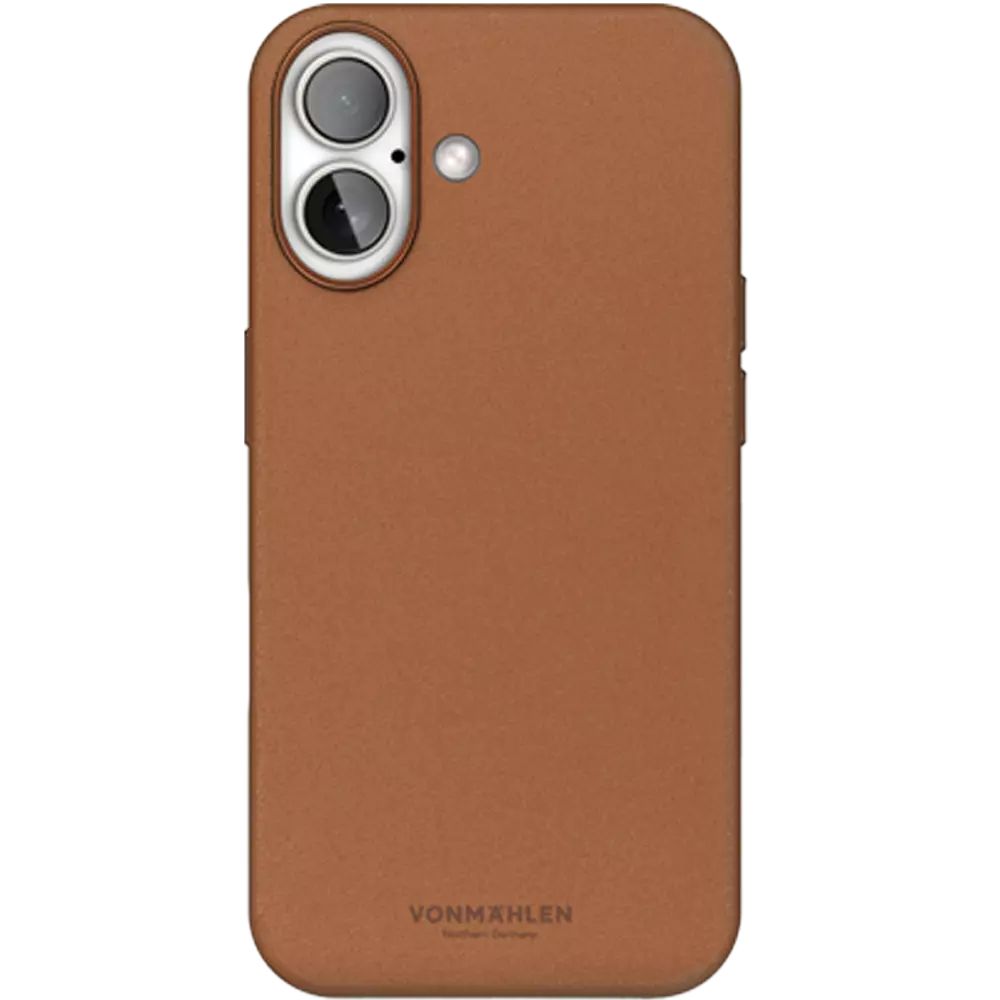 Vonmählen Like Leather Case for iPhone 16 Brown Schutzhülle Handyzubehör Hülle