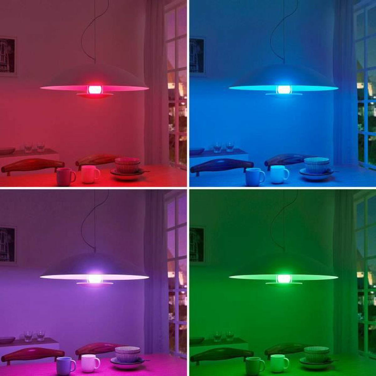Lindby Smart Led Pendelleuchte Pendelleuchte Lampe Leuchte Arthur E27 Rgb 10 W Le B-Ware - 4251096545203