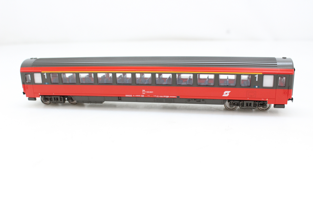 Fleischmann 814510 - Personenwagen EC 16 'Max Reinhardt' Amz, 1. Klasse ÖBB Ep.V