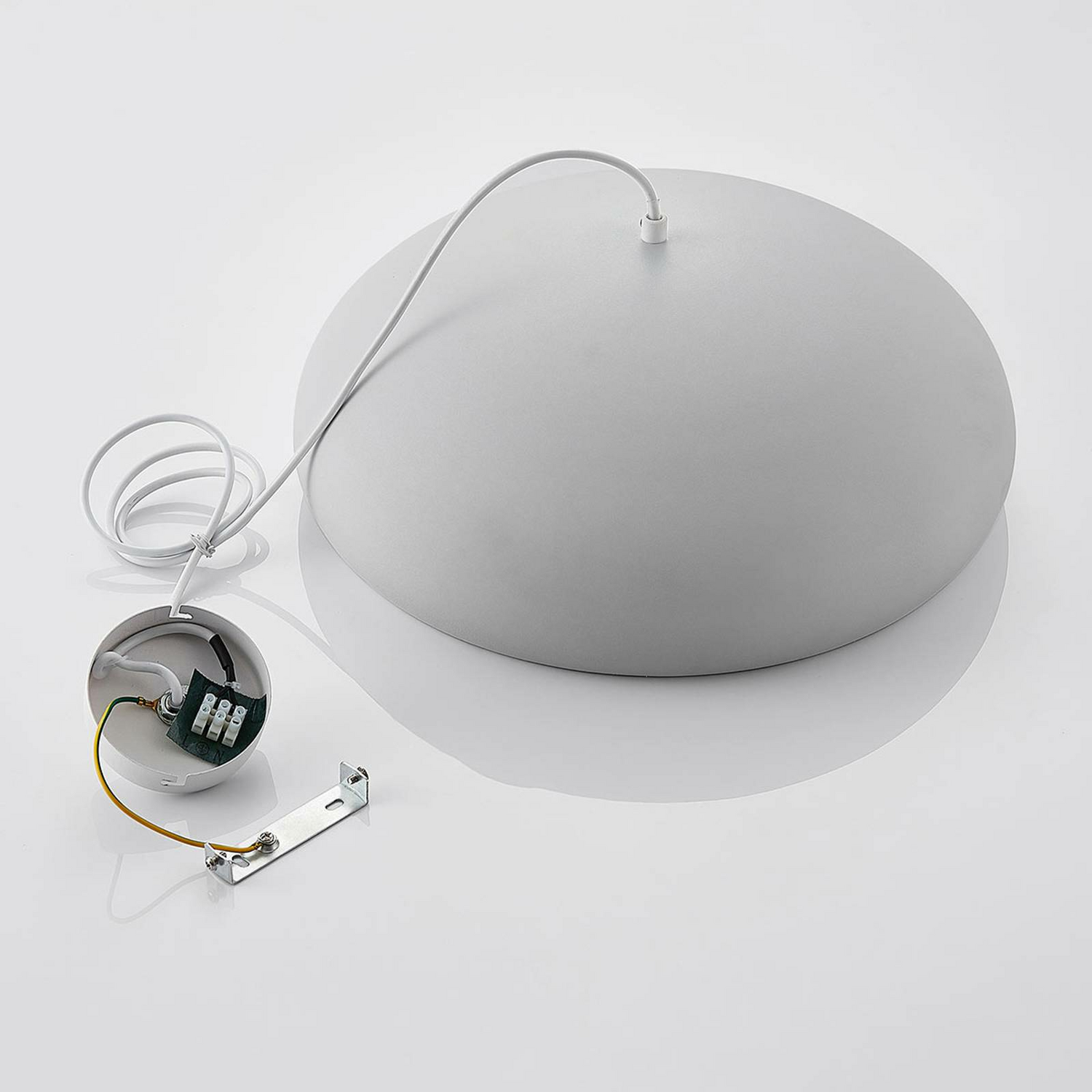 B-Ware Lindby Metall Pendelleuchte Gerwina Hängeleuchte Deckenlampe Lampe Weiß Gold407