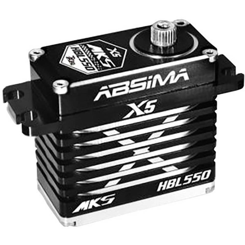 MKS Standard-Servo HBL550 Brushless-Servo Getriebe-Material JR-Stecker Stecker
