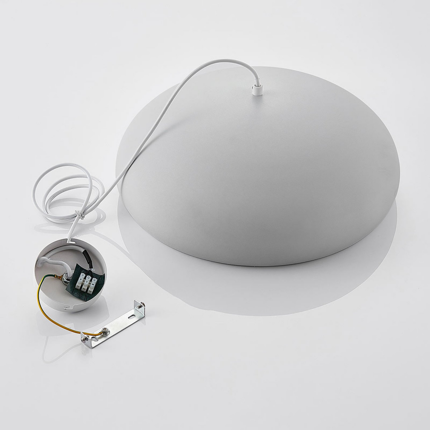 B-Ware Lindby Metall Pendelleuchte Gerwina Hängeleuchte Deckenlampe Lampe Weiß Gold622