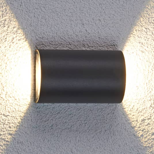 Lucande Halbrunde Led Außenwandleuchte Jale Terrassenleuchte Gartenleuchte 892 B-Ware