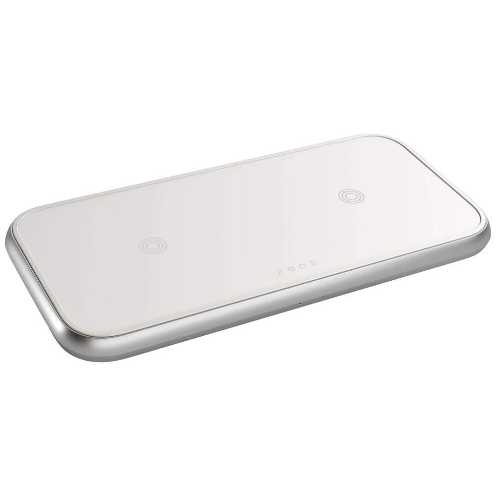 ZENS Induktions-Ladegerät Aluminium Series Dual Wireless Charger Ladestation
