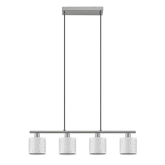 Lindby Darima Pendelleuchte Deckenlampe Hängeleuchte Deckenleuchte Textil Weiß B-Ware - 4251911731224
